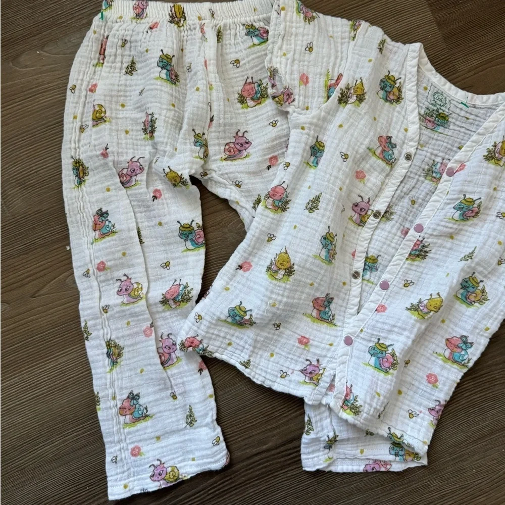 A Toddler Thing Snail Organic cotton Set